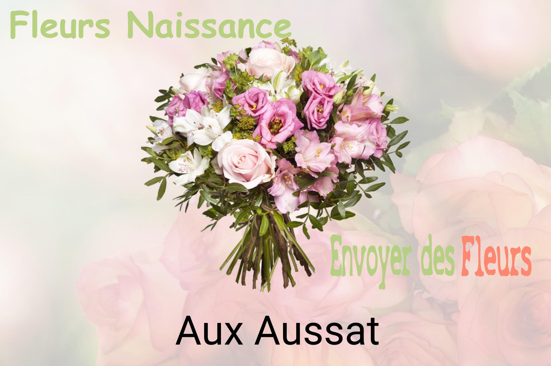 Bouquet de fleurs de naissance livré à Aux-Aussat